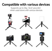 Trípode de Aluminio Telesin para Cámaras GoPro, DJI Osmo, Insta360