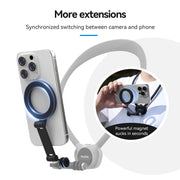 Soporte de cuello magnético 2 en 1 para cámaras de acción y smartphone 2.0 - TELESIN