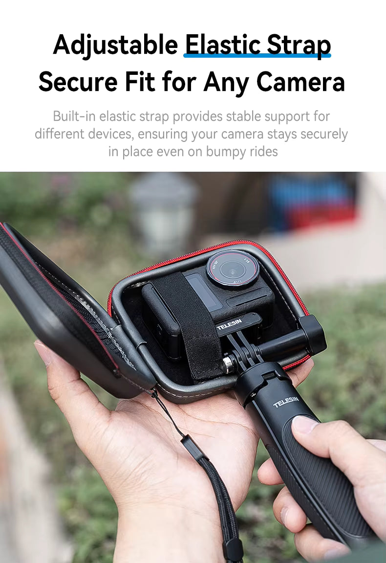 Estuche de almacenamiento resistente y aprueba de agua y golpes Gopro - Telesin