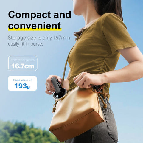 Bastón selfie magnético para smartphone con control remoto Bluetooth - TELESIN