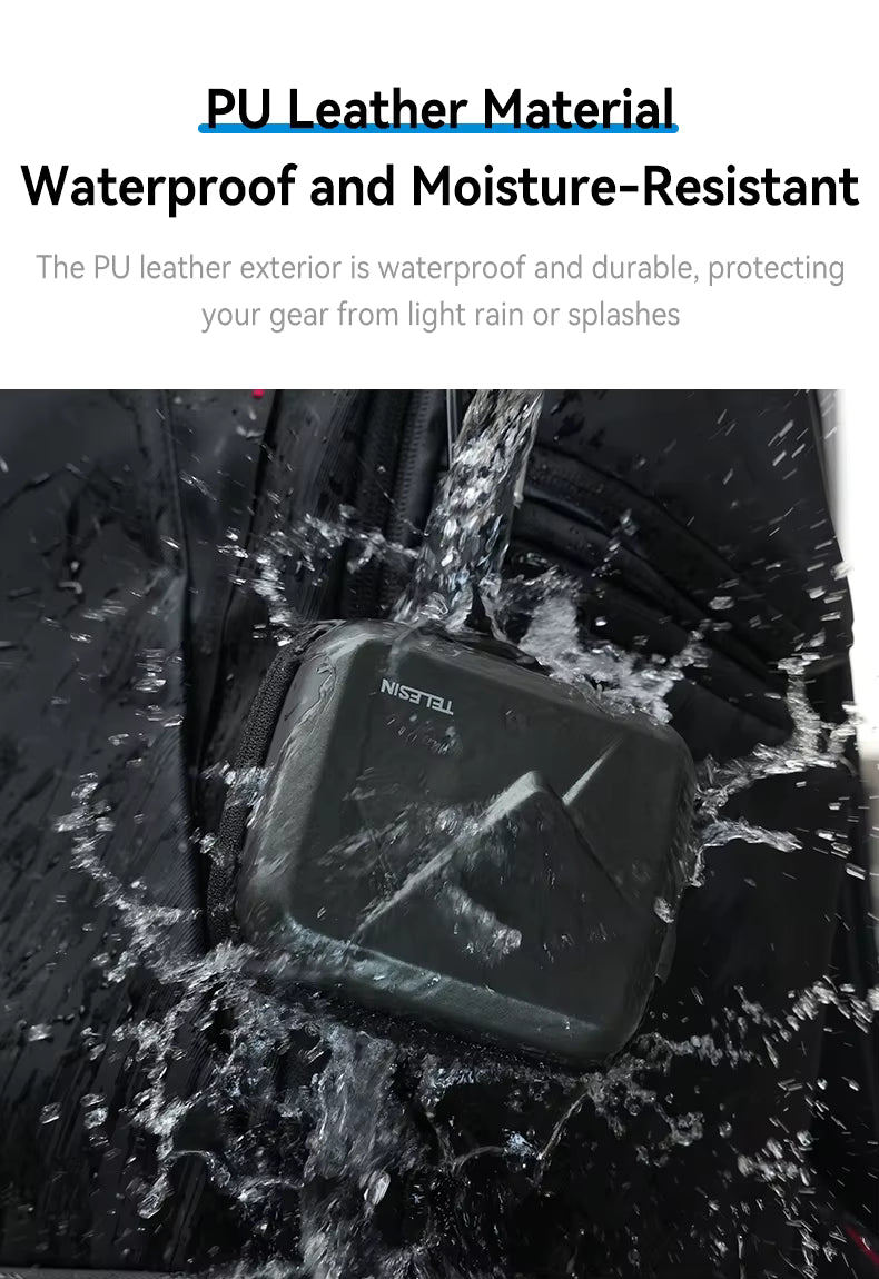Estuche de almacenamiento resistente y aprueba de agua y golpes Gopro - Telesin