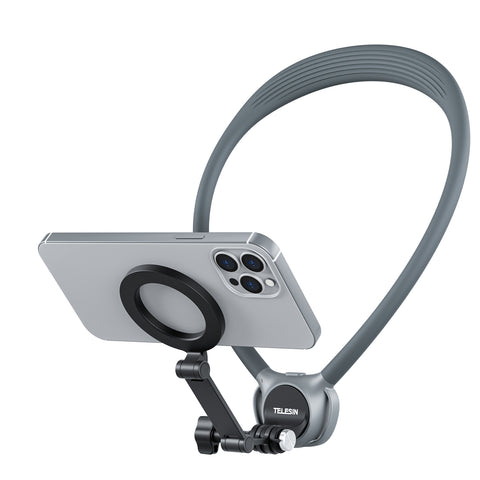 Soporte de cuello magnético 2 en 1 para cámaras de acción y smartphone 2.0 - TELESIN