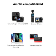 Soporte integral para casco de moto Gopro– TELESIN