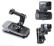 Soporte magnético para cámaras de acción en mochila con rotación 360° - TELESIN