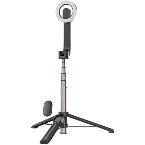 Bastón selfie magnético para smartphone con control remoto Bluetooth - TELESIN