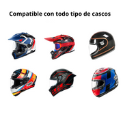 Soporte integral para casco de moto Gopro– TELESIN