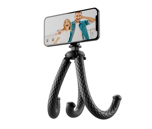 Trípode Magnético Flexible para Smartphone y Cámaras de Acción - TELESIN