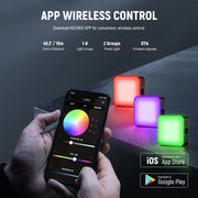 Luz de Video RGB Neewer RGB62 con Control por App