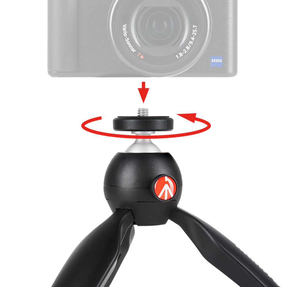 Mini Trípode Manfrotto PIXI Negro
