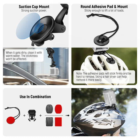 Kit de Accesorios 50 en 1 Neewer para Cámaras de Acción