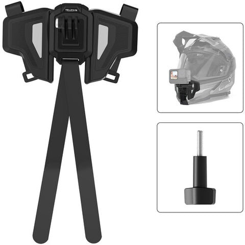Soporte integral para casco de moto Gopro– TELESIN