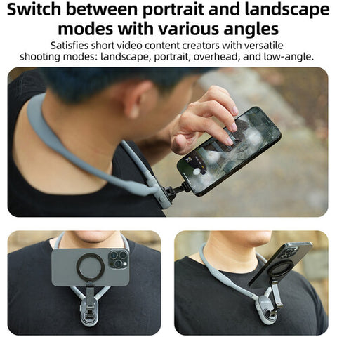 Soporte magnetico de cuello para smartphone - TELESIN