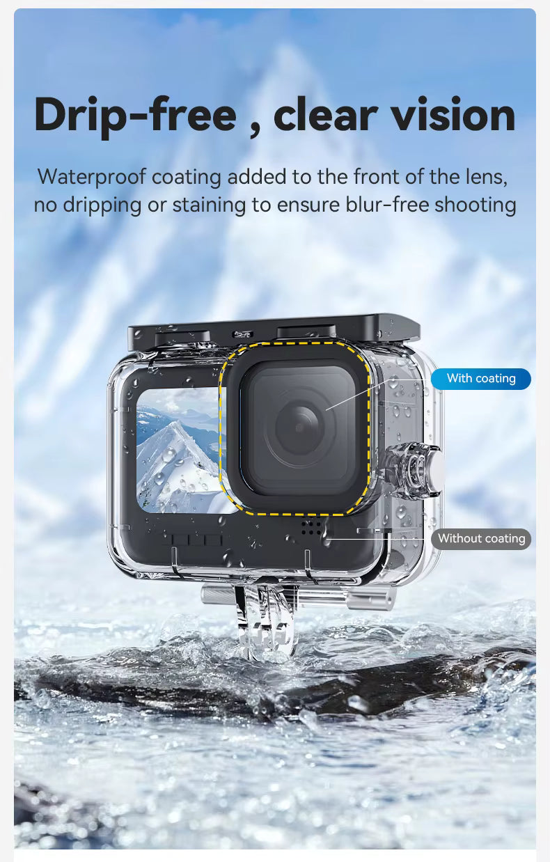 Carcasa impermeable para GoPro 9/10/11/12 - TELESIN