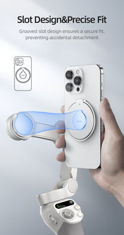 Soporte de Anillo Magnético Telesin para iPhone, Android y DJI Osmo