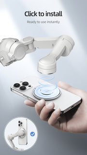 Soporte de Anillo Magnético Telesin para iPhone, Android y DJI Osmo