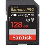Tarjeta SD SanDisk 128GB Extreme Pro UHS-I SDXC 200MB/s