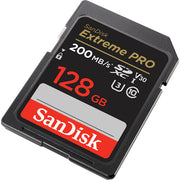 Tarjeta SD SanDisk 128GB Extreme Pro UHS-I SDXC 200MB/s